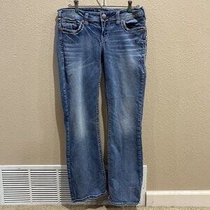silver jeans aiko mid boot size 29 (actual 32x30.5)